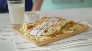 Cheese Roti Canai  Panasonic Bread Maker Recipe [upl. by Peatroy]