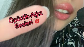 Öpücük amp Ağız Sesleri Asmr  Yüzüne dokunuyorum💤 [upl. by Astrea]