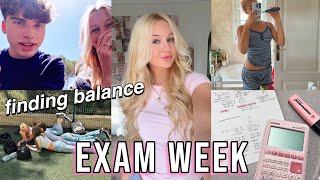 Exam week productive School Vlog 🎧stressige Schulwoche  MaVie Noelle [upl. by Noled206]