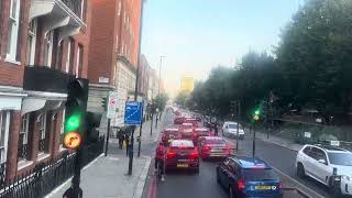 London Bus Ride 🇬🇧 Route 185 from Victoria Station to Lewisham Station pls Subscribe Like 👍 Share [upl. by Meurer657]