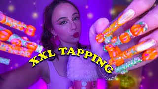 20 min ASMR Tingles ✨✨ XXL nail tapping ✨✨ [upl. by Anitnas889]