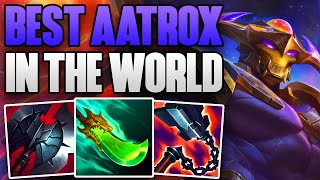 BEST AATROX OTP IN THE WORLD DOMINATING CHALLENGER  CHALLENGER AATROX TOP GAMEPLAY  Patch 1319 [upl. by Assirod301]