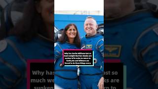 Why has Sunita Williams lost so much weight that her cheeks are sunken incelebrity sunitawilliams [upl. by Calypso]