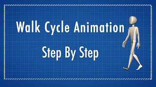 animation walk cycle step by step tutorial [upl. by Okia]