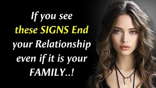 5 Signs That You Should END Every Contact Even If It Is Your Family Or A Friend  Psychology Quotes [upl. by Gemperle]