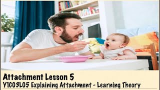 ALevel Psychology AQA The Learning Theory of Attachment [upl. by Othilia]