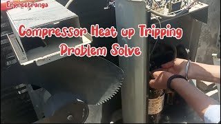 Mitsubishi ac compressor hit up and tripping problem solve  Split ac compressor tripping problem [upl. by Marih339]