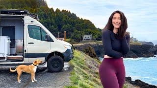 Living in a Luxury 4x4 Van on the Oregon Coast [upl. by Sophronia]