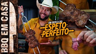 COMO FAZER BIFE ANCHO NO CHURRASCO  EM BUSCA DO ESPETO PERFEITO  BBQ EM CASA [upl. by Oflodur]