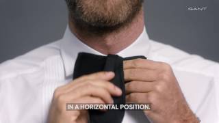 GANT  How To Tie a Tie Bow Tie [upl. by Sirovaj331]