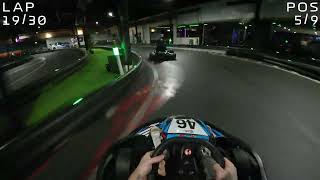 League Race  Week 7  New PB  Karting Madness Braybrook [upl. by Rolan]