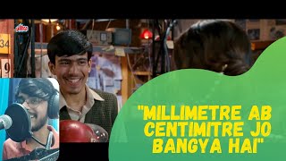 MILLIMETRE AB CENTIMETRE JO BANGYA HAI  3 IDIOTS SCENE HINDI DUBBING [upl. by Enaasiali]