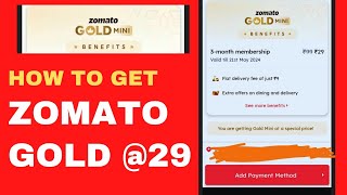 29 zomato Gold membership How to get free food amp big discounts [upl. by Snahc796]