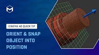 C4DQuickTip 162 Orient and Snap Object into Position in Cinema 4D [upl. by Gwendolen]