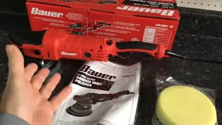 Harbor Freight Bauer 20mm Long Throw Polisher [upl. by Nosnhoj12]