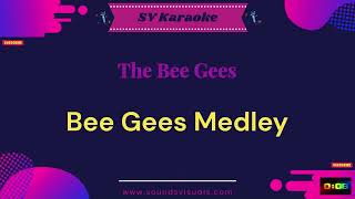 The Bee Gees  Bee Gees Medley  Karaoke [upl. by Elyrehc]