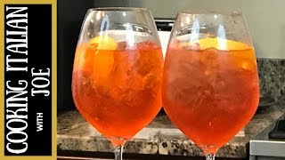 Aperol Spritz Italian Cocktail  Cooking Italian with Joe [upl. by Paulina140]