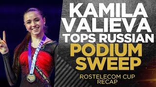 Kamila Valieva DOMINATES Russian sweep at Rostelecom Cup THAT FIGURE SKATING SHOW [upl. by Heyward145]