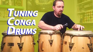 Tuning Conga Drums [upl. by Duffie]