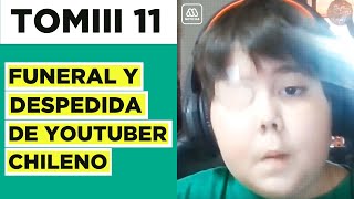 Muerte Tomiii 11 Familia realiza funeral y Youtubers lo despiden en internet [upl. by Ahsinyt]