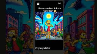 Simpsons prediction 2024 simpsons viral subscribe shorts like youtube cartoon [upl. by Narej]