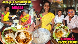 தினமும் இலவசமாய் UNLIMITED Meals in Chennai  Tamil Food Review  Pakoda Boyz [upl. by Aernda]