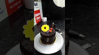 How to making chocolate cake decorationcake cakedecoration viralshort [upl. by Ateiluj782]