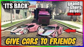 🔥NEW amp EASY🔥GCTF ANY CAR GIVE CARS TO FRIENDS GLITCH GTA 5 ONLINE FREE CARS XBOX ONEPS4 [upl. by Attenyl]