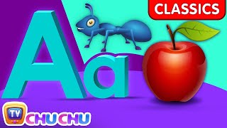 Phonics Song with TWO Words  A For Apple  ABC Alphabet Songs with Sounds for Children [upl. by Dehsar717]