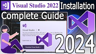 How to Install Microsoft Visual Studio 2022 on Windows 1011 64 bit 2024 Update NET Developers [upl. by Antoinetta]