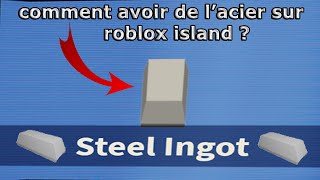 COMMENT AVOIR DE lacier SUR ROBLOX ISLANDSKYBLOCK [upl. by Myrta316]