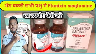 injection flunixin maglumine Unizip सभी पशु मे कैसे उपयोग करे संपूर्ण जानकारीvet medicine 💉 [upl. by Benni91]