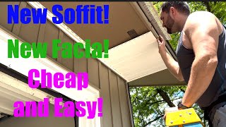 How to Install New Soffit on an Old House [upl. by Nob]