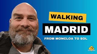 Walking Madrid from Moncloa to Sol [upl. by Llenoil]