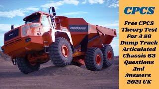 Conquer Your CPCS A56 Dump Truck Test FREE 63 QampA amp Tips [upl. by Aninaj529]