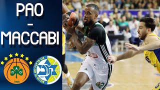 Panathinaikos  Maccabi  Full Game Highlights [upl. by Nassi]