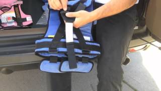 Ride Safer Travel Vest 2  How to use the RideSafer 2 Travel Vest [upl. by Gui]