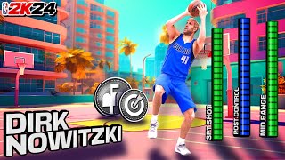 2K24 DIRK NOWITZKI BUILD  BEST Post Scoring Stretch Big on NBA 2K24 [upl. by Leynad144]