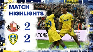 Highlights  Sunderland 22 Leeds United  EFL Championship [upl. by Brinna]