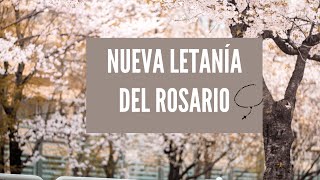 Nueva Letanía del Rosario🌻 3 invocaciones añadidas por el Papa Francisco [upl. by Scopp552]