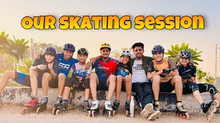 Our Skating session 😀  FUN  Skating vlogs  by ​⁠AshwaniSkating [upl. by Zetnom961]