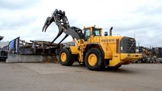 ABL timmergaffel 75m² på Volvo L350 [upl. by Stanfill]