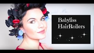 How To Use Babyliss  Heated Hair Rollers [upl. by Berlinda]