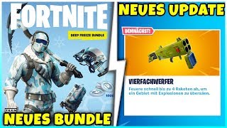 NEU Exklusiver Deep Freeze Bundle mit 1000 VBucks  Update Infos  Fortnite Battle Royale [upl. by Yreffeg126]