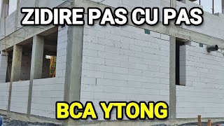 87 Zidaria din BCA pana la ultimul rand al parterului casapasiva passivehouse [upl. by Sirromad739]