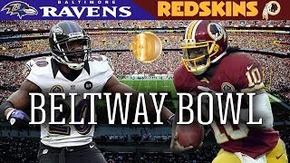 The Beltway Bowl Ravens vs Redskins 2012  NFL Vault Highlights [upl. by Forster]