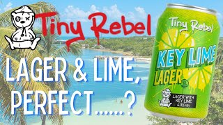 Tiny Rebel  Key Lime Lager Review  tinyrebel craft beer [upl. by Hesler]