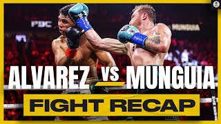 Canelo Alvarez DROPS Jaime Munguia wins in decision to RETAIN TITLE I CBS Sports [upl. by Nortal]