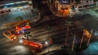 Toma de calles saqueos e incendios el saldo de una jornada violenta en Los Ángeles [upl. by Lrac]