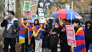 🇬🇧 M10 TIBET NATIONAL UPRISING DAY 🇬🇧 LONDON londonney གསུམ་བཅུ་དུས་དྲན། [upl. by Ahpla]